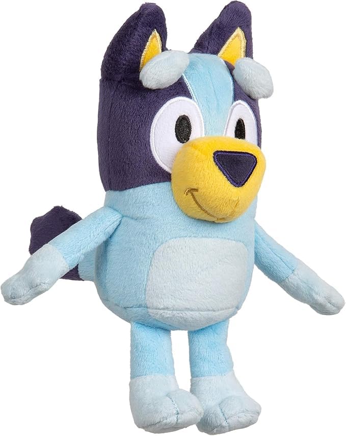 Bingo & Bluey Plush Toys Bundle – Exclusive 2-Pack Soft Toys, Deluxe Fabric, Embroidered Detail, Plush Characters for Show Time or Story Time
