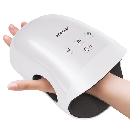 CINCOM Hand Massager - Cordless Hand Massager with Heat and Compression for Arthritis and Carpal Tunnel