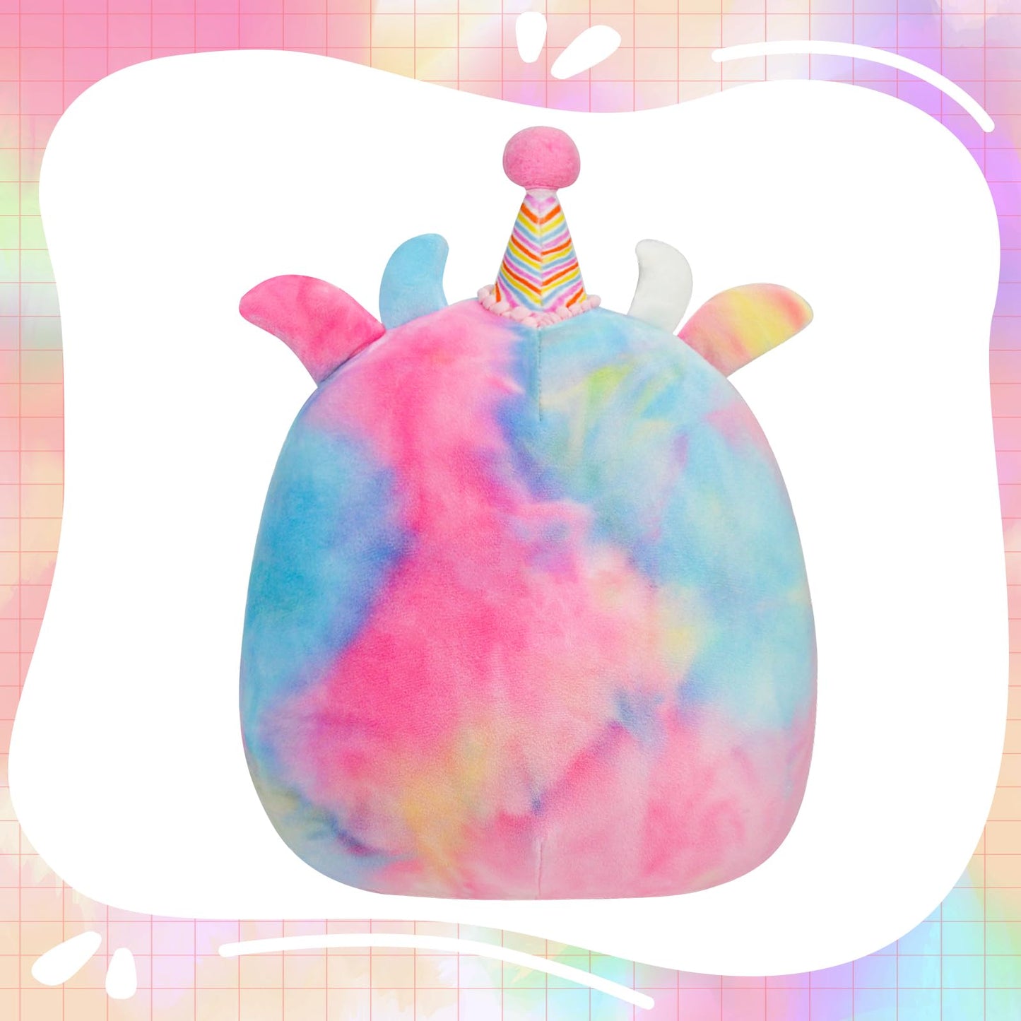 AWNOGKUE Cow Stuffed Animal Cow Plush Toys 14 Inch Soft Unicorn Plushies Pillow Cute Rainbow Plushies Room Decoration Birthday Gifts for Kids Toddlers Girls and Boys