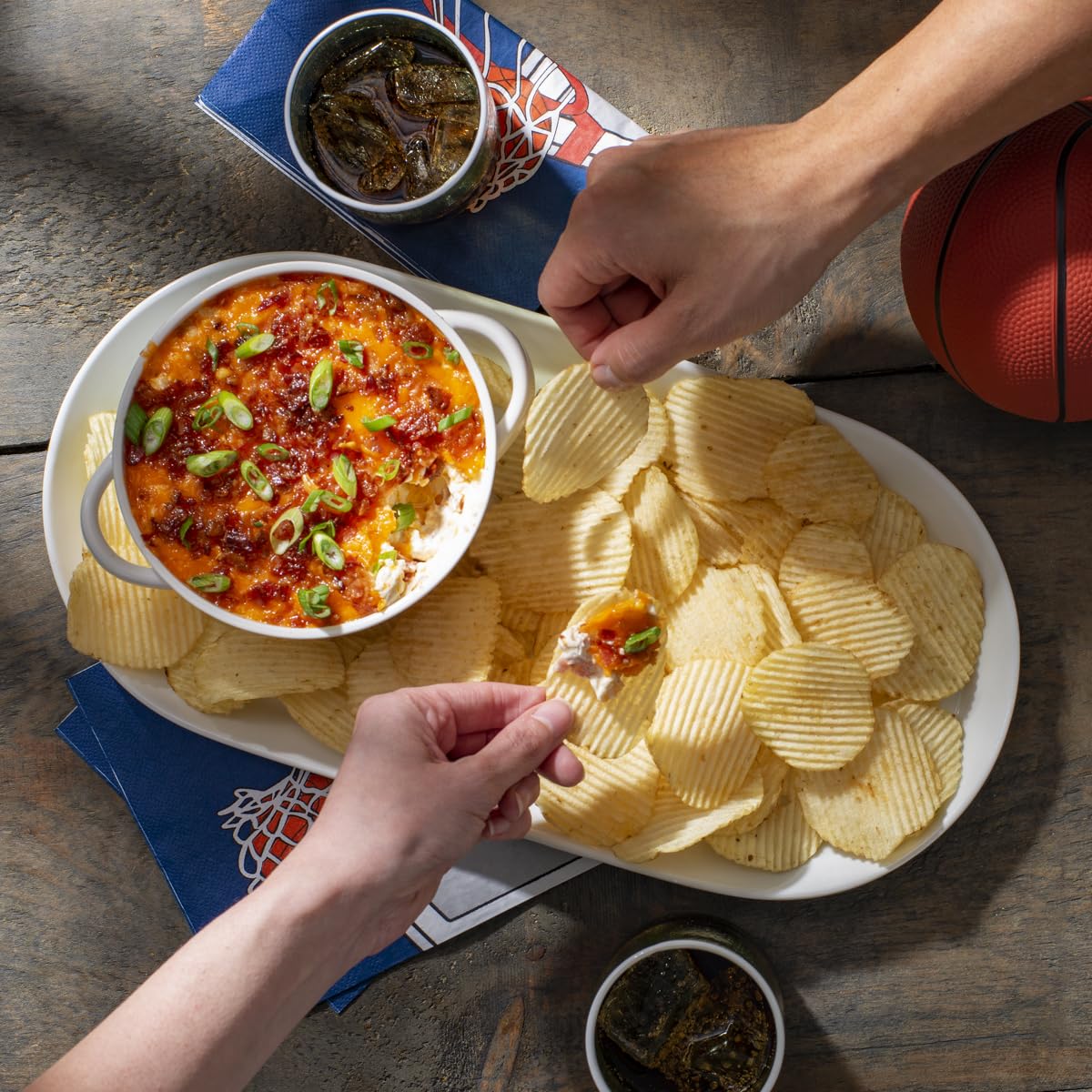 Ruffles Potato Chips, 4 Flavor Variety Pack, 1 oz Bags (Pack of 21)